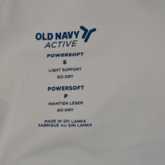 BNWT Old Navy Light support PowerSoft Longline Sportsbra (Small) - Picture 3 of 7